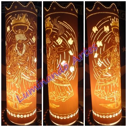 Luminárias em PVC - Iansã (Oyá)