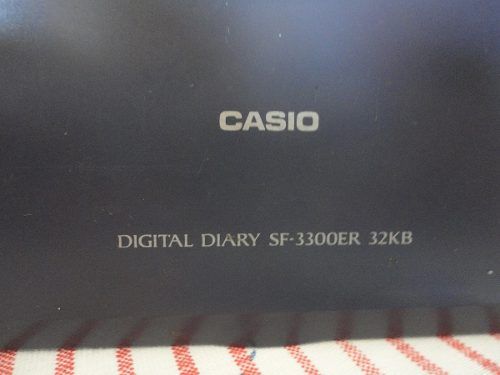 Agenda Eletrônica Digital Diary Casio Sf-3300