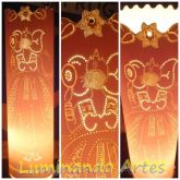 Luminárias Em Pvc - Osun (oxum) Candomblé Ketu