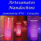 Luminária Em Pvc Artesanal